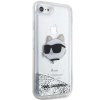 Karl Lagerfeld KLHCI8LNCHCS iPhone 7/8/SE 2020 / SE 2022 srebrny/silver hardcase Glitter Choupette Head